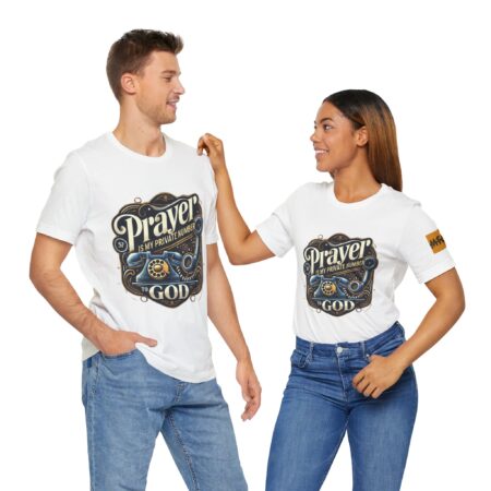 Prayer Is My Private Number Unisex Jersey Tee