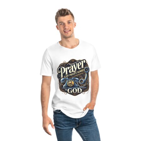 Prayer Curved Hem Tee - Spiritual Comfort for Everyday Wear